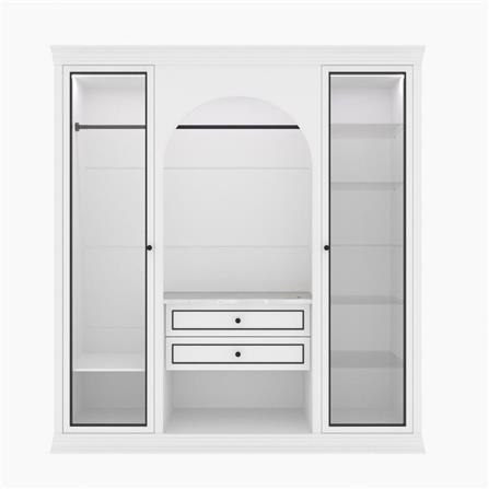 ตู้เสื้อผ้า SB FURNITURE ETERNO 19220930 220 ซม. สีขาว_0