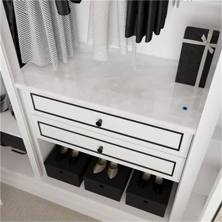 ตู้เสื้อผ้า SB FURNITURE ETERNO 19220930 220 ซม. สีขาว_6