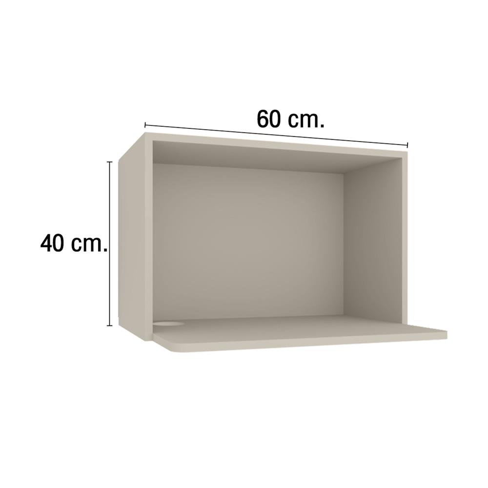 ตู้แขวนไมโครเวฟ MJ SLIM SHAKER 60x40 ซม. สี BEIGE