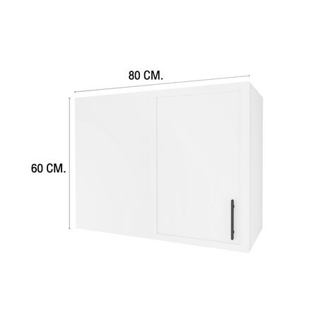 ตู้เข้ามุมซ้าย MJ SLIM SHAKER 80x60 ซม. สี WHITE PEARL_3