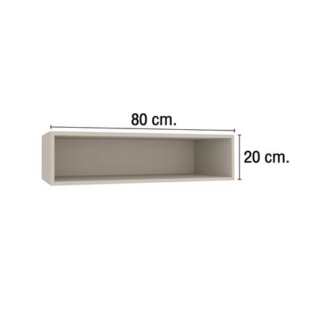 กล่องแขวนเสริม MJ SLIM SHAKER 80x20 ซม. สี BEIGE_3