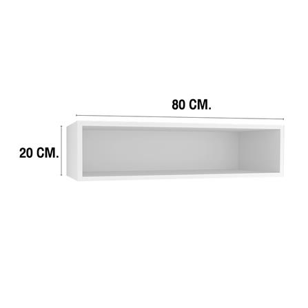 กล่องแขวนเสริม MJ SLIM SHAKER 80x20 ซม. สี WHITE PEARL_3