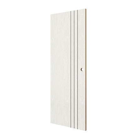 ประตูห้องน้ำ UPVC เจาะลูกบิด KING L3 70x200 ซม. สีซิลวา ไลท์_1