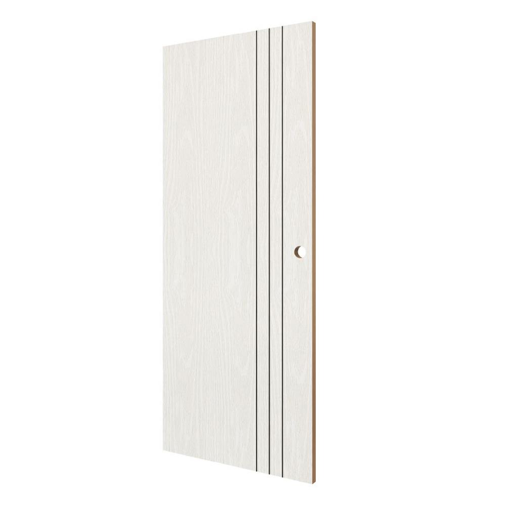 ประตูภายใน UPVC เจาะลูกบิด KING L3 80x200 ซม. สีซิลวา ไลท์