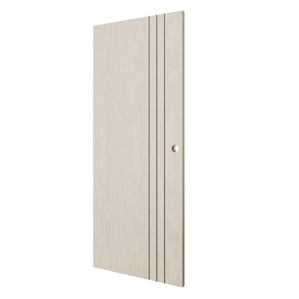 ประตูภายใน เจาะลูกบิด UPVC KING L3 80x200 ซม. สีไลท์ ซีเปีย