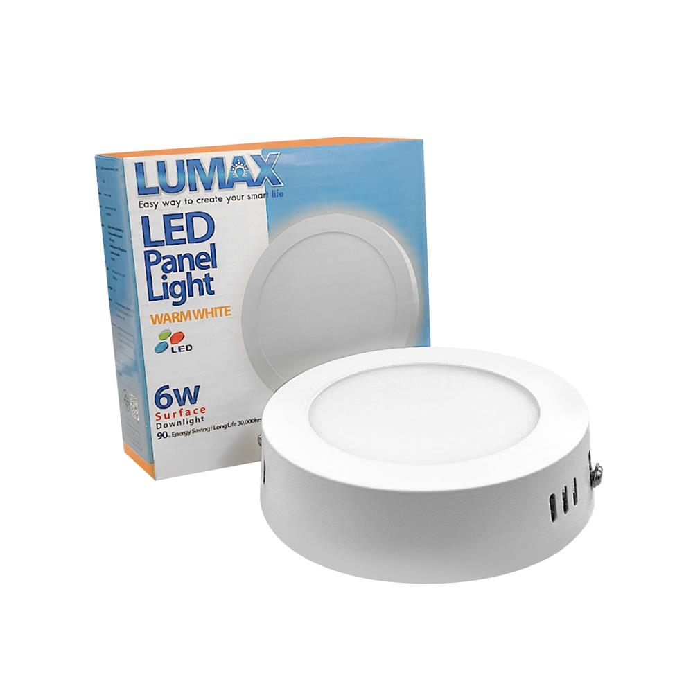 ดาวน์ไลท์ LED LUMAX 03-A1354 4.7 นิ้ว 6 วัตต์ WARM WHITE สีขาว