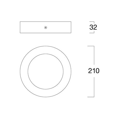 ดาวน์ไลท์ LED LUMAX 03-A1358 8.2 นิ้ว 18 วัตต์ WARM WHITE สีขาว_6