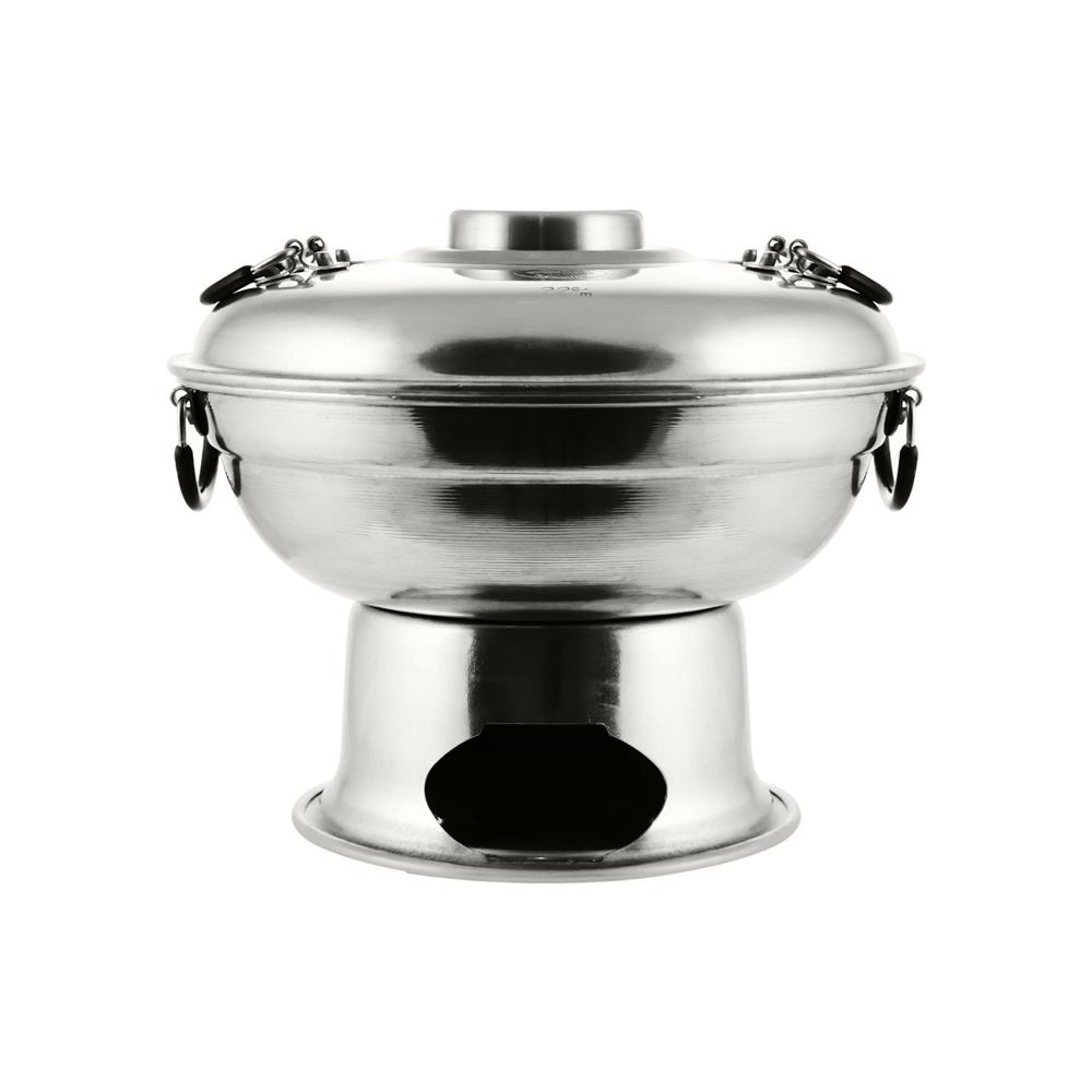 หม้อไฟอะลูมิเนียม พร้อมฝา 22 ซม. COLOR KIT