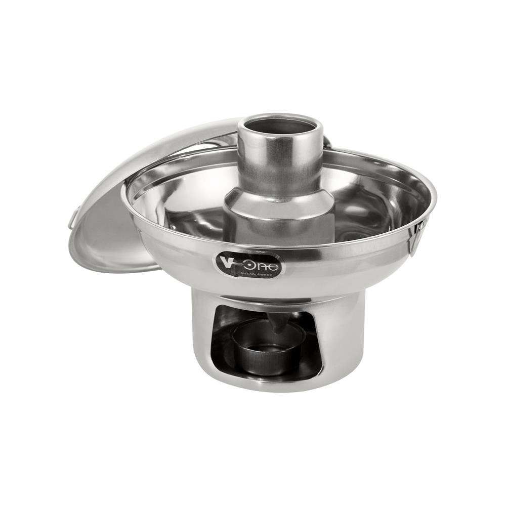 หม้อไฟสเตนเลสพร้อมฝา 22 ซม. V-ONE