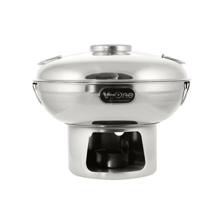 หม้อไฟสเตนเลสพร้อมฝา 22 ซม. V-ONE_1