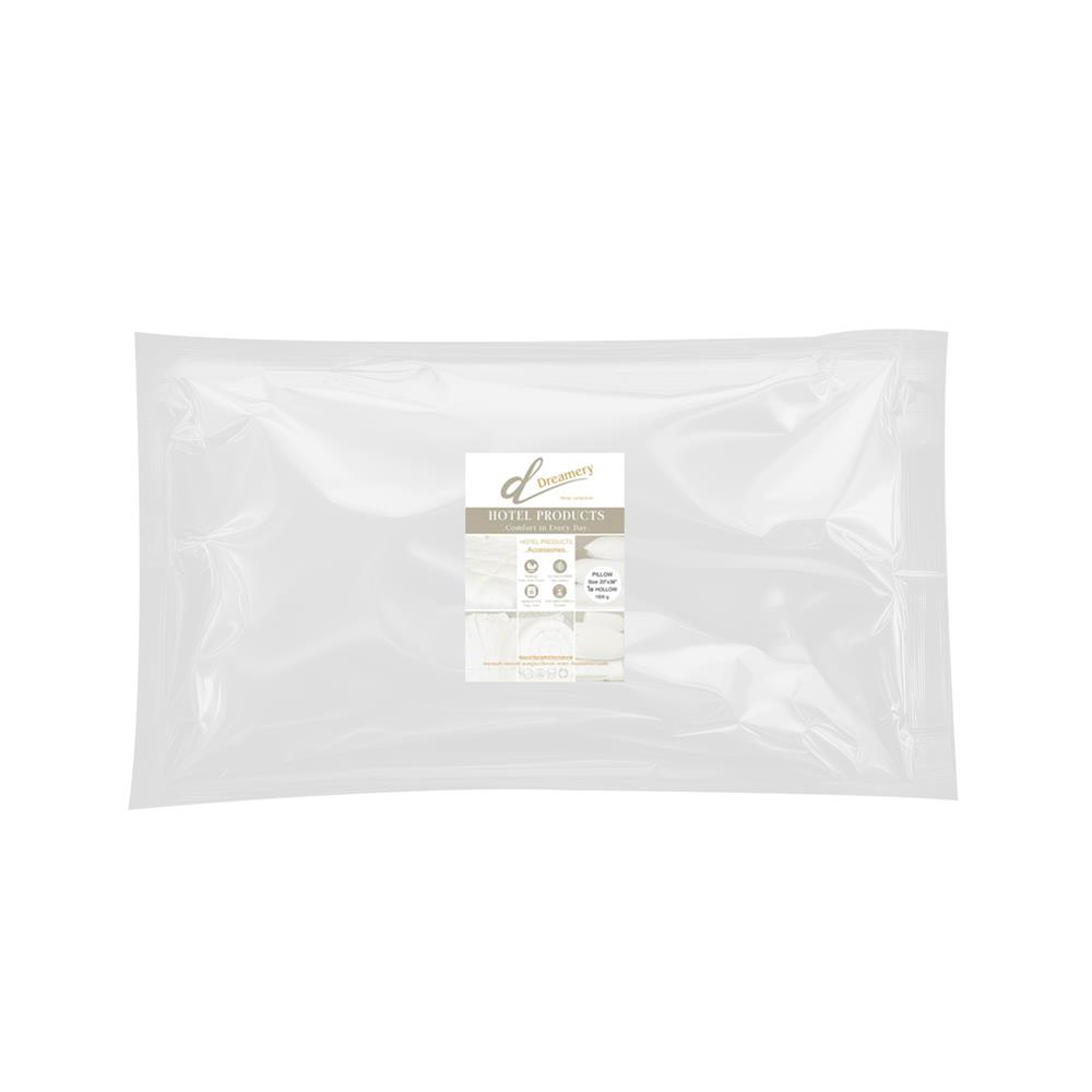 หมอนหนุน ใยสังเคราะห์ DREAMERY HOLLOFIL 1500G 20x36 นิ้ว สีขาว