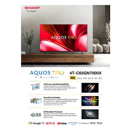 ทีวีแอลอีดี 65 นิ้ว SHARP (4K, LED, GOOGLE TV) 4T-C65GN7000X_5
