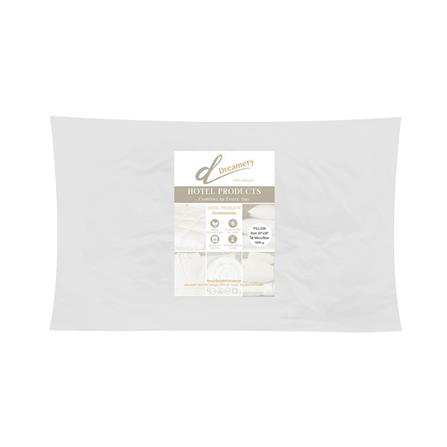 หมอนหนุน ไมโครไฟเบอร์ DREAMERY MICROFIBER 1400G. 20x36 นิ้ว สีขาว_2