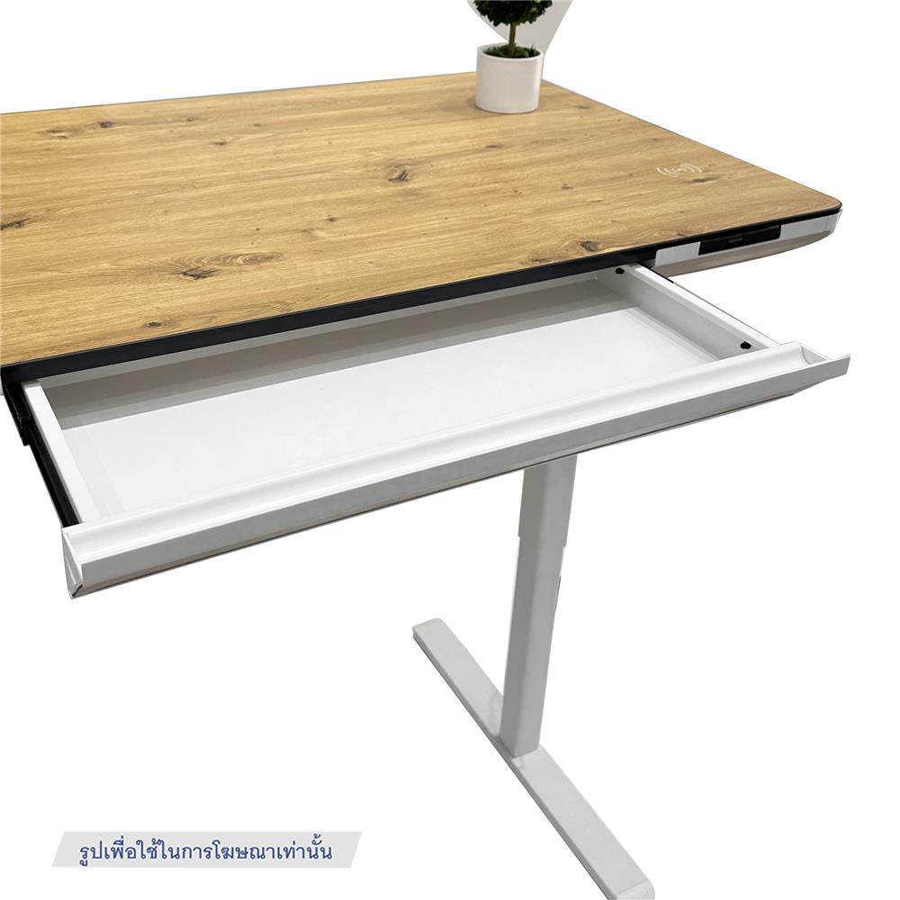 โต๊ะปรับระดับไฟฟ้า FURDINI VISTA THEA2D-FM1S2-1200L 120 ซม. สีไลท์ วอลนัท
