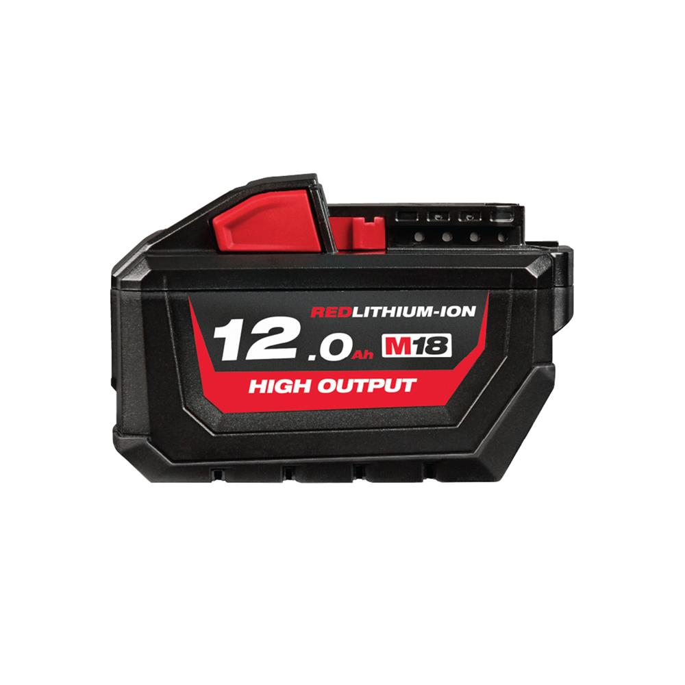 แบตเตอรี่ MILWAUKEE M18 HIGH OUTPUT 18 โวลต์ 12.0 แอมป์