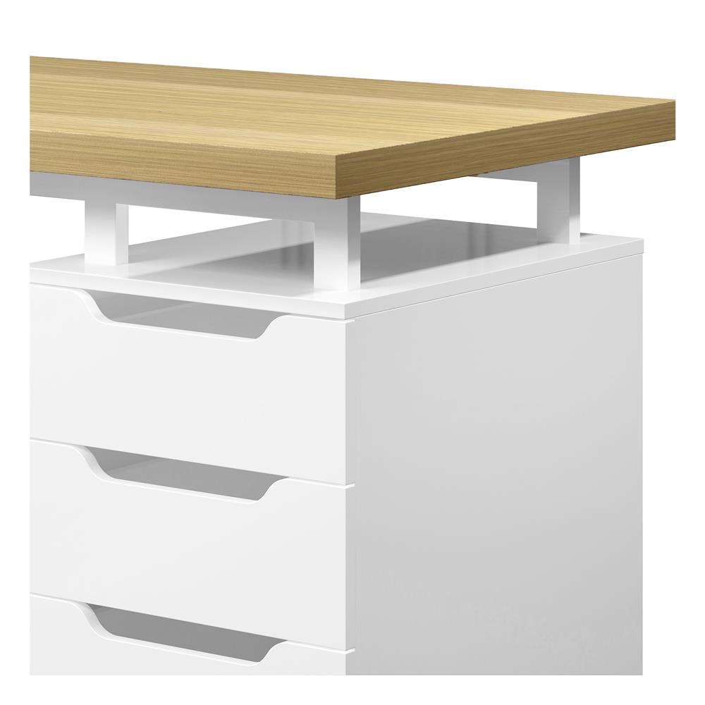 โต๊ะทำงาน FURDINI LUSTER CT-3671 120 ซม. สีไลท์โอ๊ค