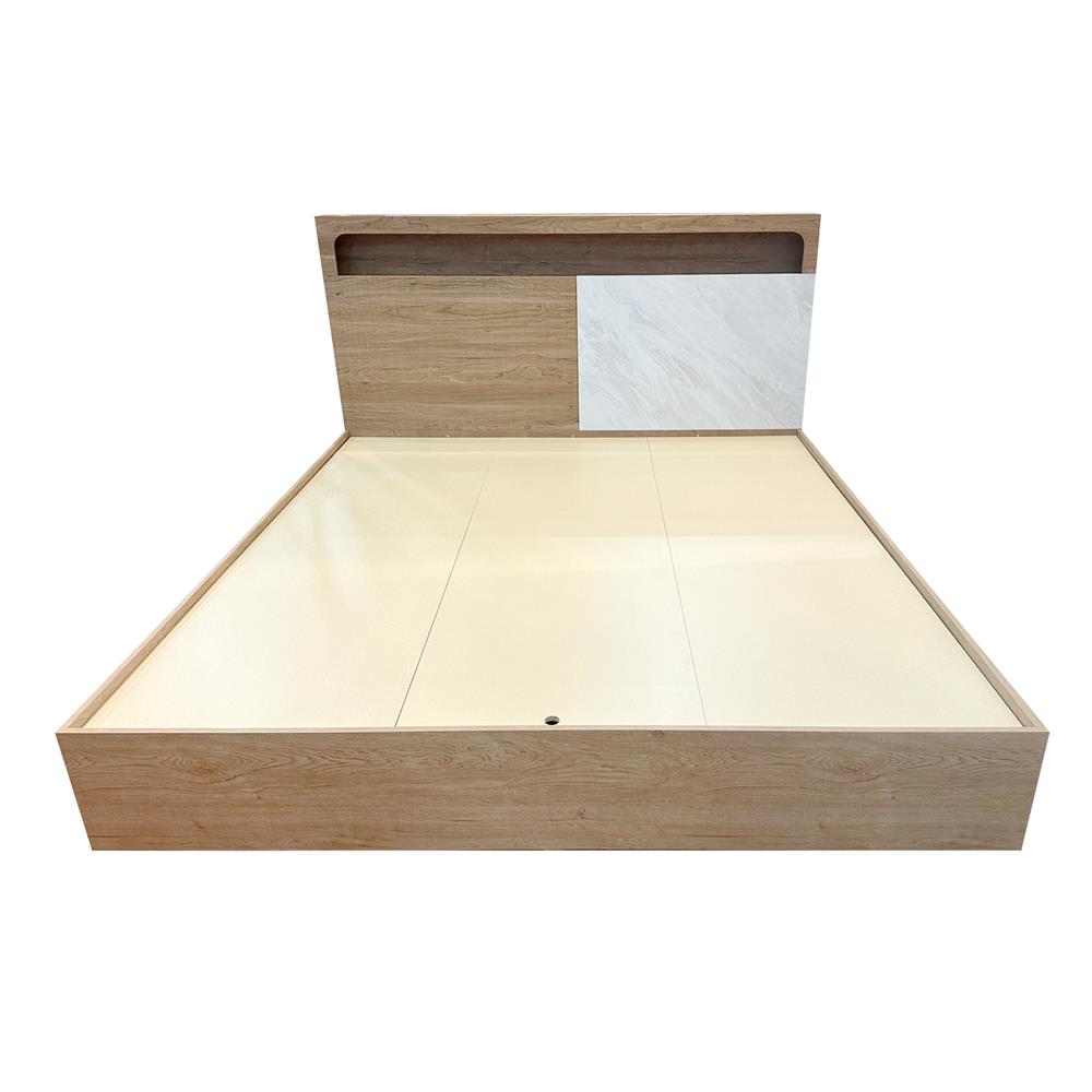 เตียง 6 ฟุต FURDINI TERRA สีโอ๊ค/ลายหิน