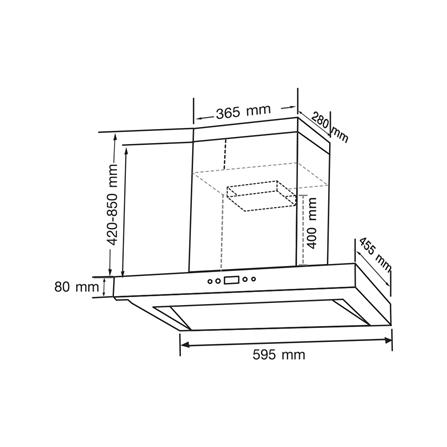 เครื่องดูดควันกระโจม AXIA C-BLACK60 60 ซม._1