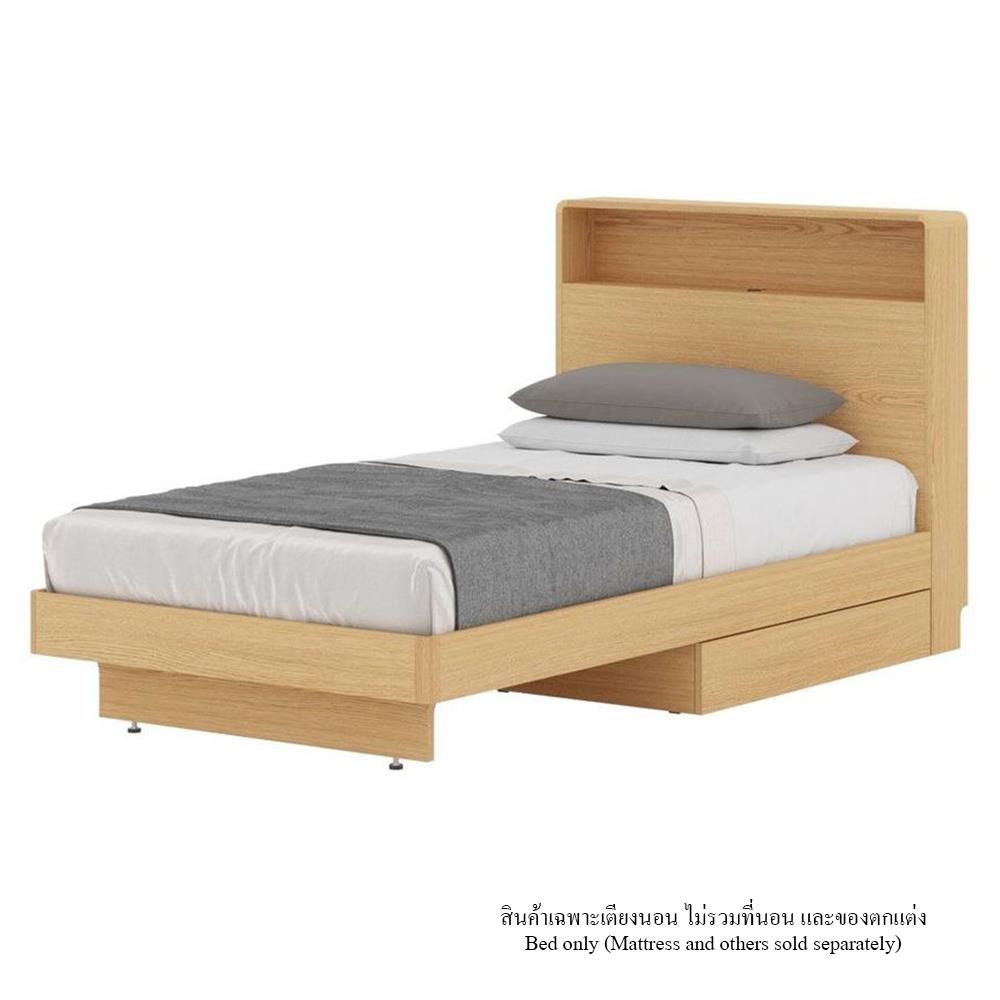 เตียง 3.5 ฟุต SB FURNITURE HAGI 19222191 สีไม้อ่อน