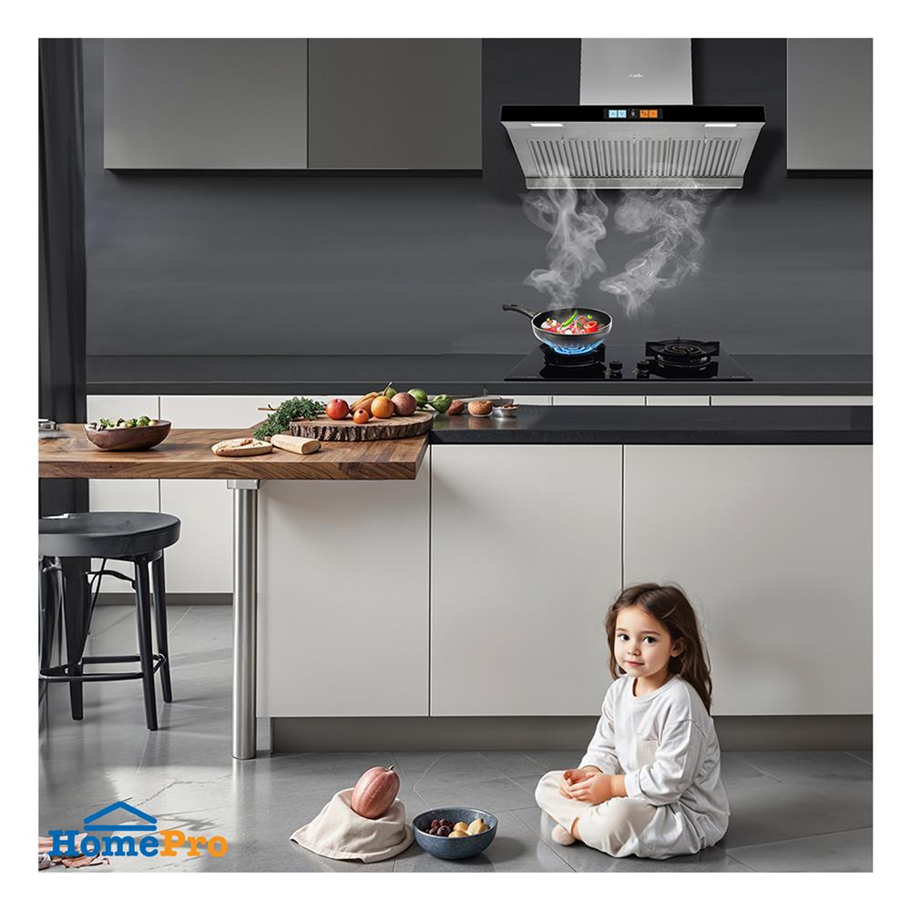 เตาฝัง+เครื่องดูดควัน AXIA BLU762G+C-CONNECT90SS