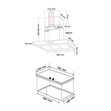 เตาฝัง+เครื่องดูดควัน AXIA ROSEE78-2G+C-BLACK90_1