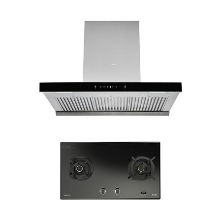 เตาฝัง+เครื่องดูดควัน AXIA ROSEE78-2G+C-SENSE90