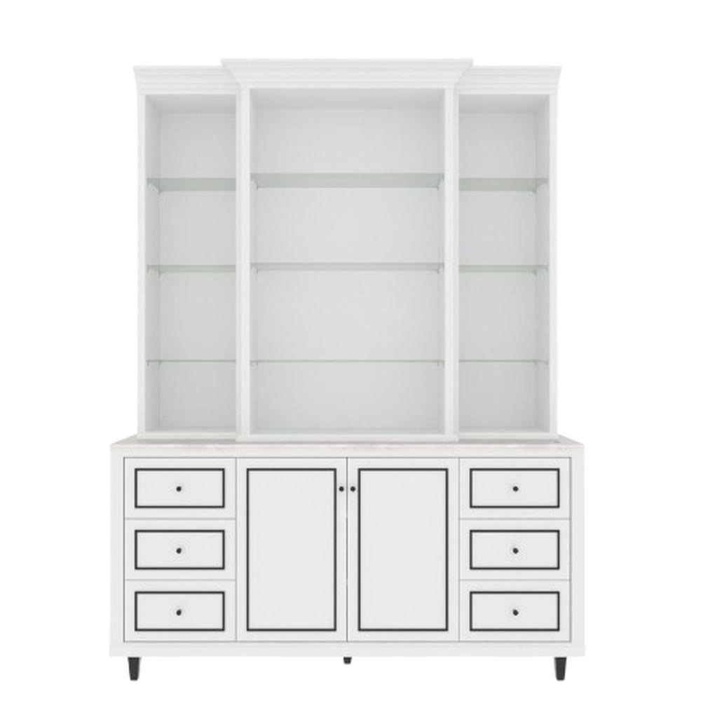 ตู้สูง SB FURNITURE ETERNO 19223410 180 ซม. สีขาว