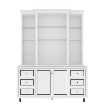 ตู้สูง SB FURNITURE ETERNO 19223410 180 ซม. สีขาว_0