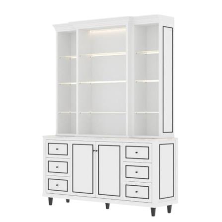 ตู้สูง SB FURNITURE ETERNO 19223410 180 ซม. สีขาว_1