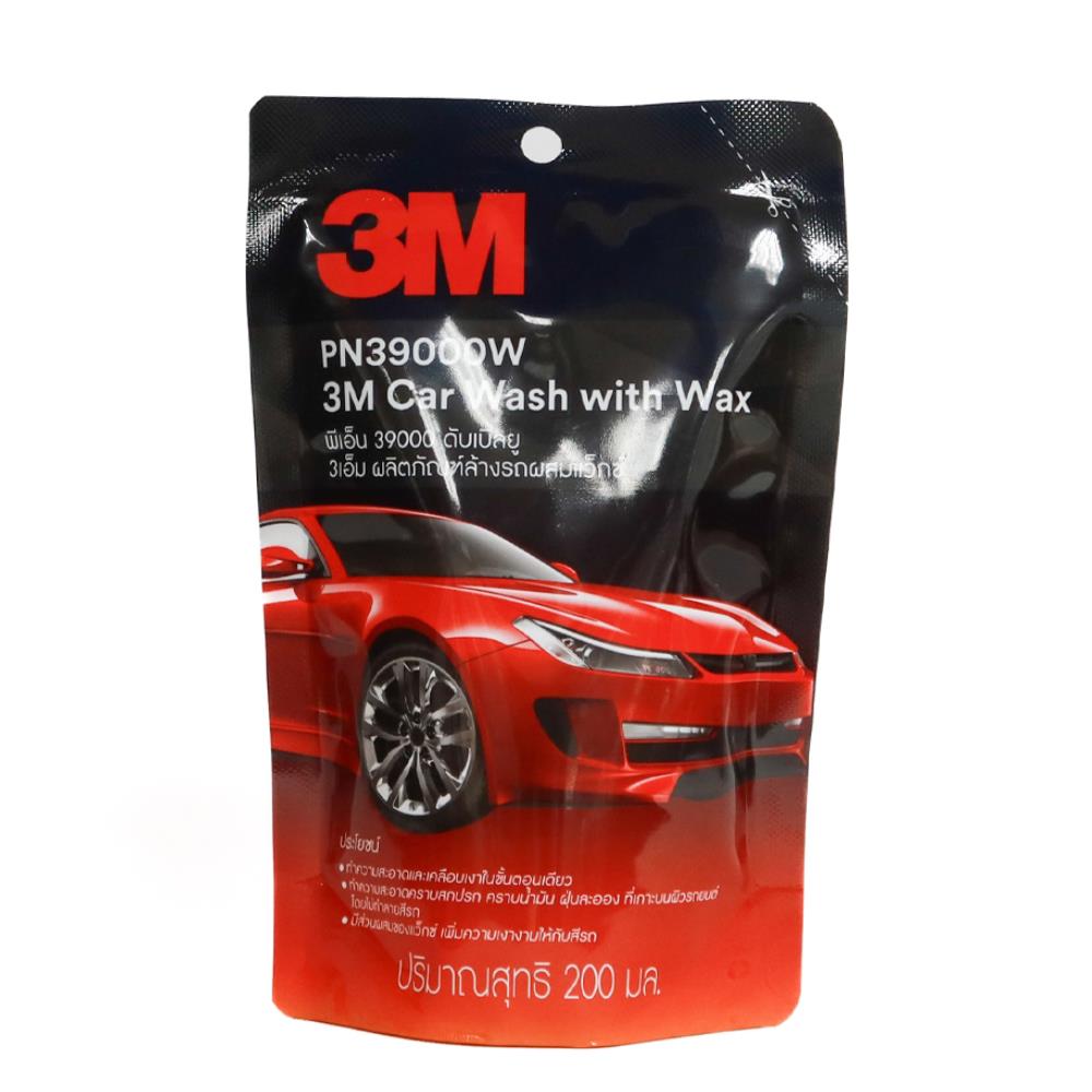 น้ำยาล้างรถยนต์พร้อมเคลือบเงา 3M PN39000W 200 มล.