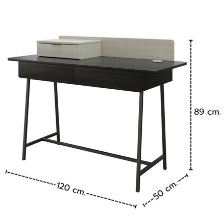 โต๊ะทำงาน SB FURNITURE 19231140 120 ซม. สีไม้เข้ม_8