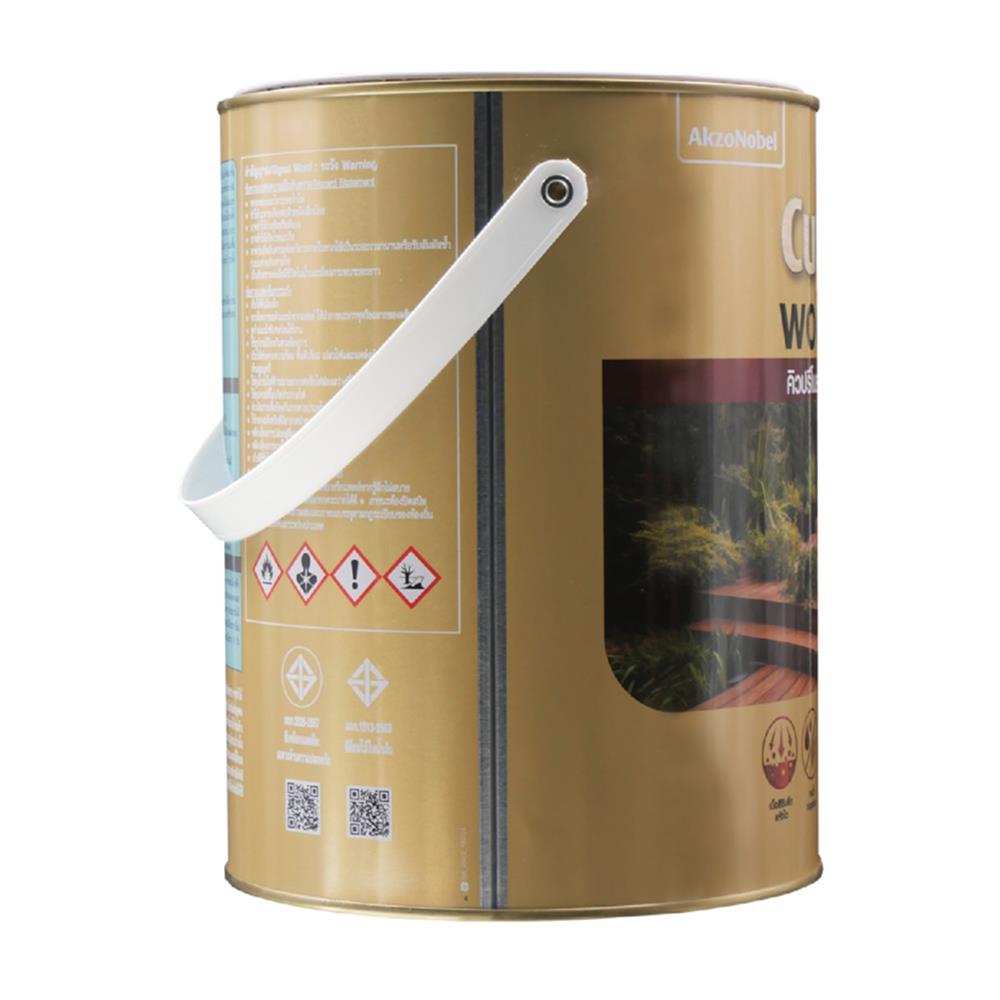 สีย้อมไม้ DULUX CUPRINO WOODDECK M2007 สีมะฮอกกานี ด้าน 1 แกลลอน