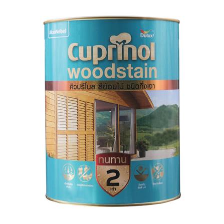 สีย้อมไม้ DULUX CUPRINO WOODSTAIN SG2007 สีมะฮอกกานี กึ่งเงา 1 แกลลอน_0