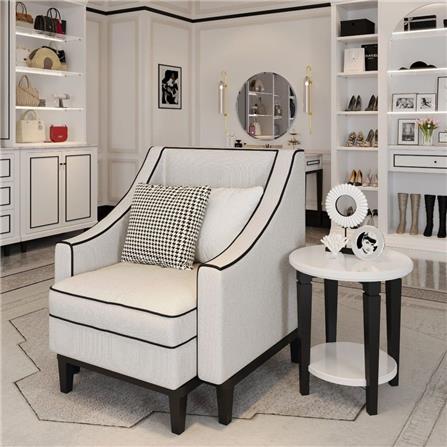 โต๊ะข้าง SB FURNITURE ETERNO 19223419 50 ซม. สีขาว_2