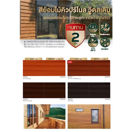 สีย้อมไม้ DULUX CUPRINO WOODSTAIN G2007 สีมะฮอกกานี เงา 1 แกลลอน_5