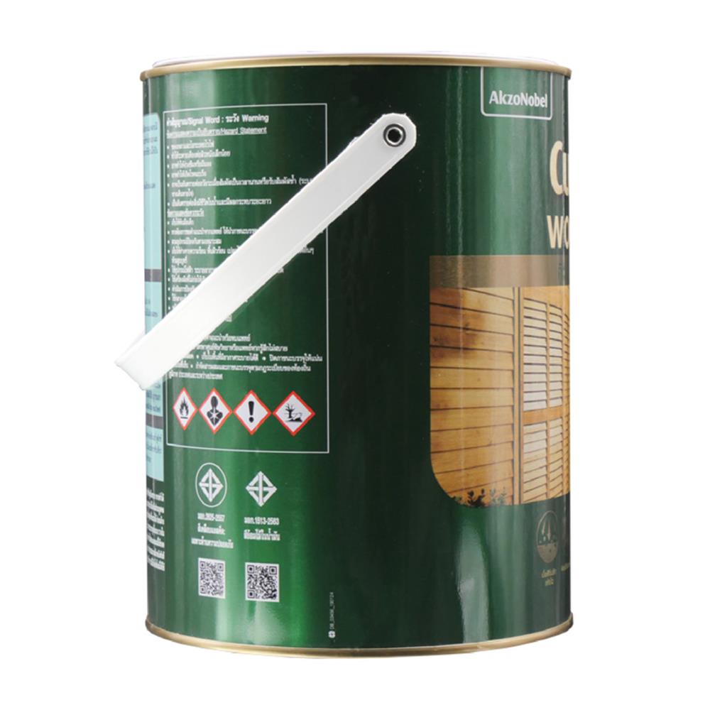 สีย้อมไม้ DULUX CUPRINO WOODSTAIN G2001 สีไม้สัก เงา 1 แกลลอน