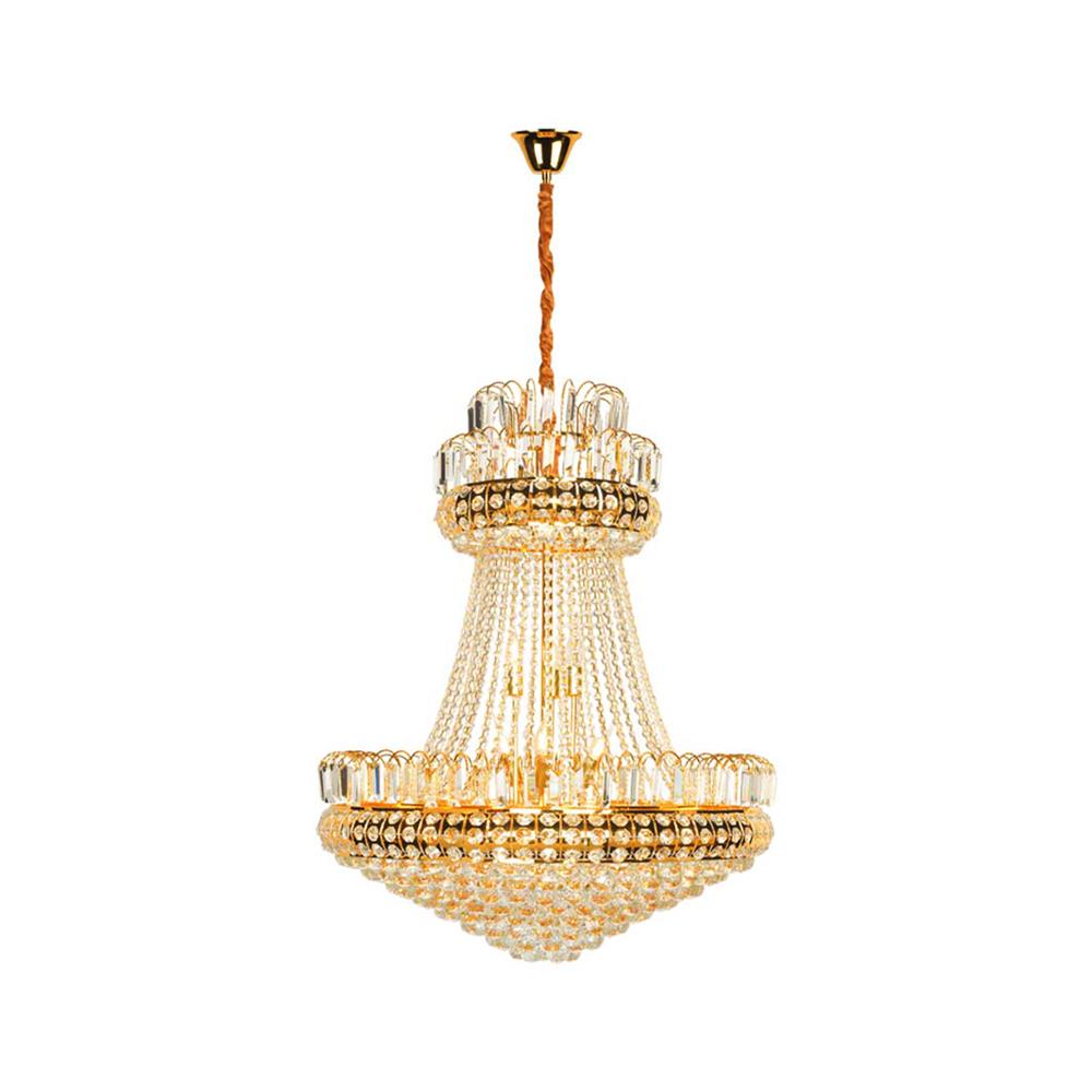 ไฟช่อ LUMAX 01-02988 สีทอง/ใส 24 หัว