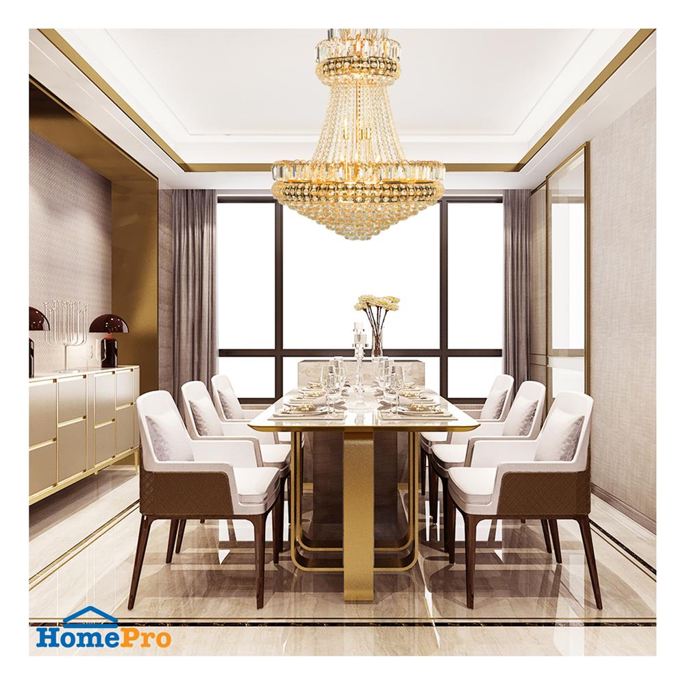 ไฟช่อ LUMAX 01-02988 สีทอง/ใส 24 หัว