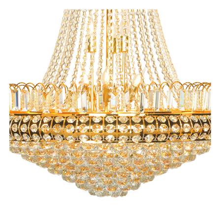 ไฟช่อ LUMAX 01-02988 สีทอง/ใส 24 หัว_1