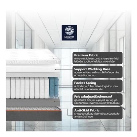 ที่นอน 6 ฟุต MERCURY MATTRESS MALE_2