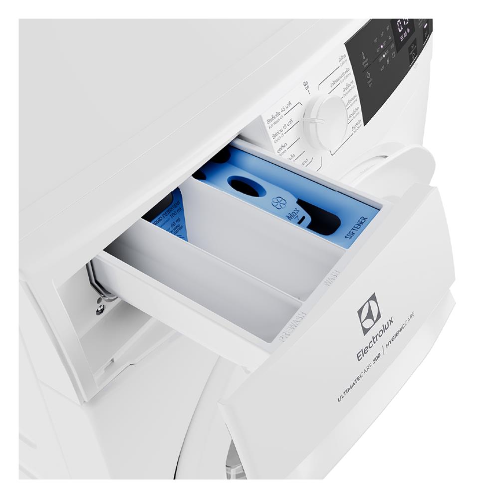 เครื่องซักผ้าฝาหน้าพร้อมขาตั้ง ELECTROLUX EWF1024D3WC 10 กก. 1200RPM อินเวอร์เตอร์ สีขาว