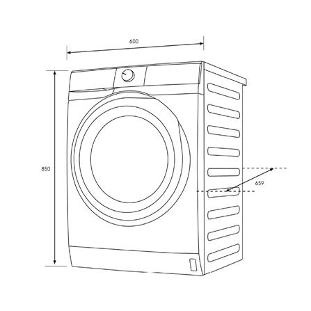 เครื่องซักผ้าฝาหน้าพร้อมขาตั้ง ELECTROLUX EWF1024D3WC 10 กก. 1200RPM อินเวอร์เตอร์ สีขาว_9