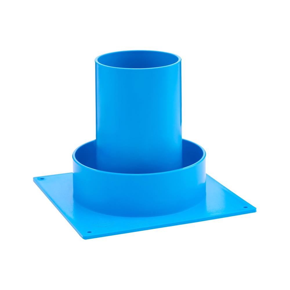 ข้อต่อกันซึม PVC WATER FLOW 3 นิ้ว สีฟ้า