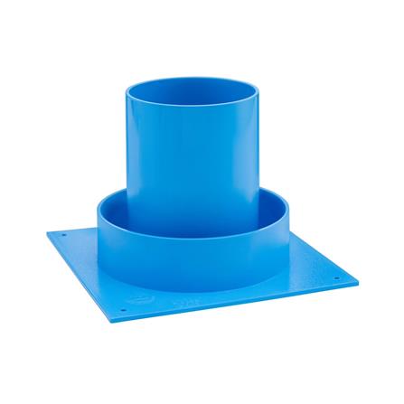 ข้อต่อกันซึม PVC WATER FLOW 4 นิ้ว สีฟ้า_0