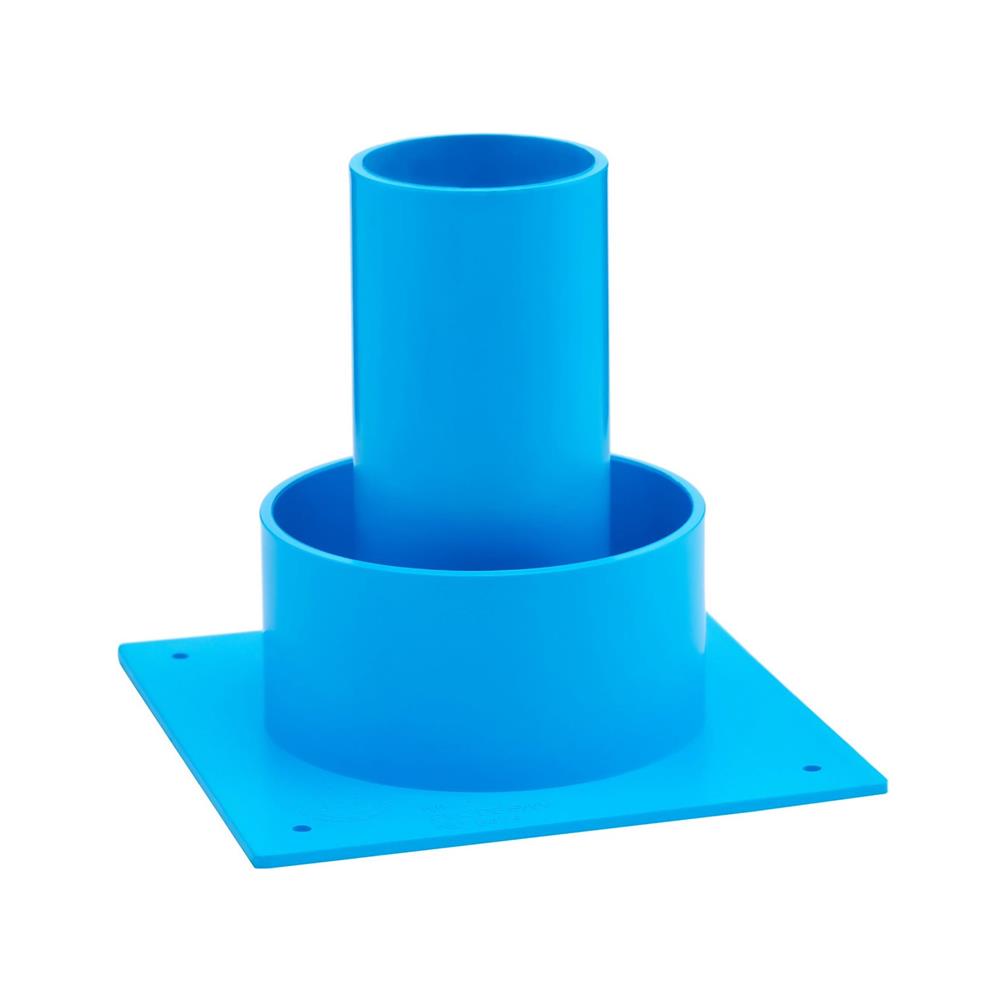 ข้อต่อกันซึม PVC WATER FLOW 2 นิ้ว สีฟ้า