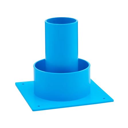 ข้อต่อกันซึม PVC WATER FLOW 2 นิ้ว สีฟ้า_0