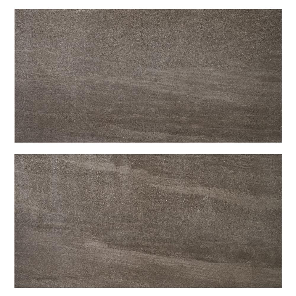 แผ่นดินเหนียว 60x120 ซม. PHOMI ไลม์สโตนดาร์กเกรย์