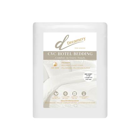 ปลอกผ้านวม DREAMERY CVC210TN 110X90 นิ้ว สีขาว_1