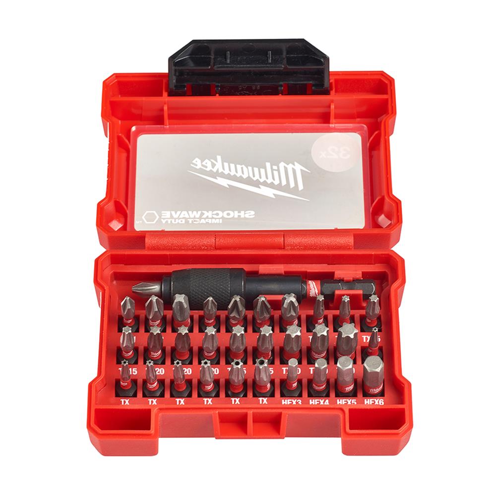 ชุดดอกไขควง MILWAUKEE (แพ็ก 32 ชิ้น)