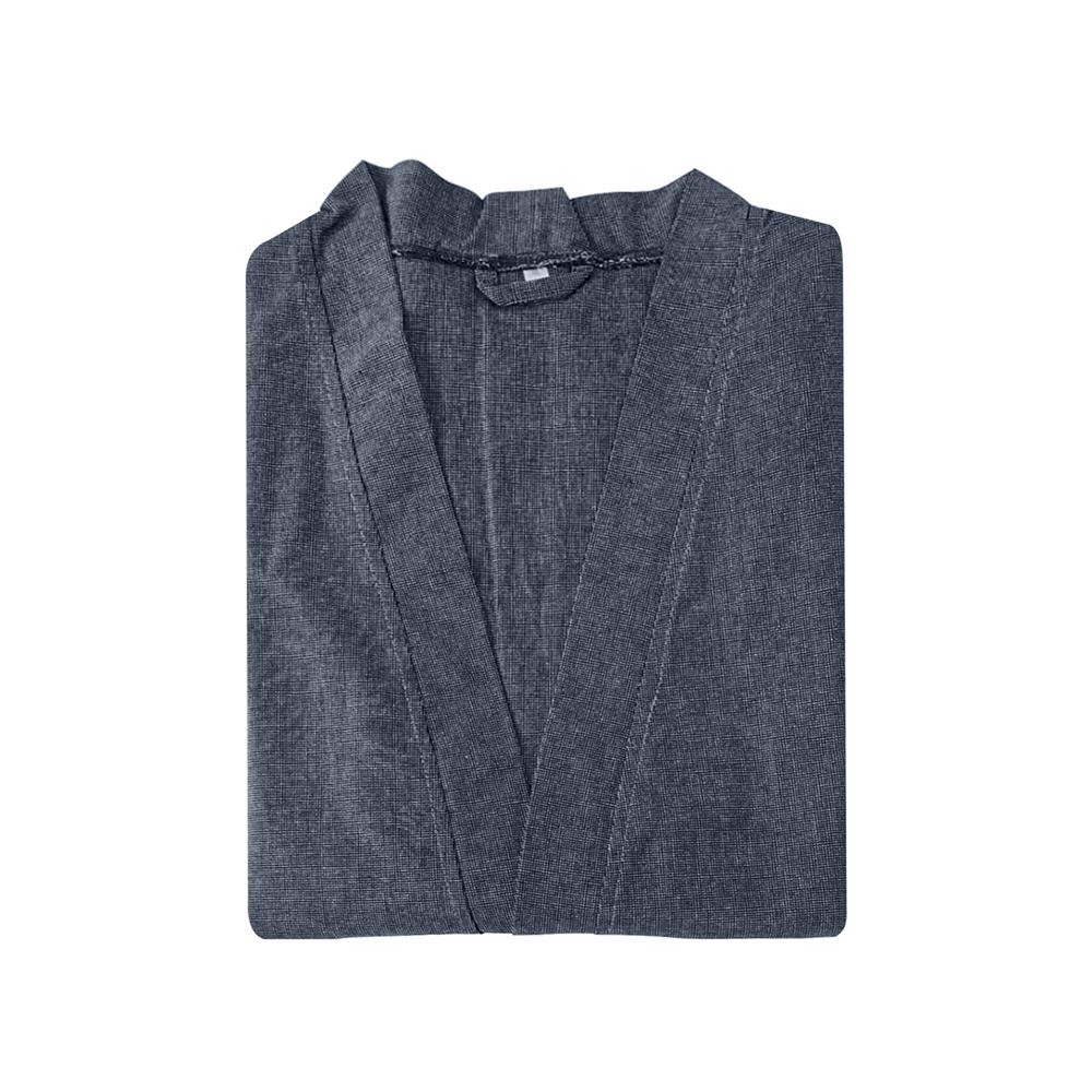 ชุดคลุมอาบน้ำ DREAMERY COTTON DOBBY ไซซ์ XL สี NAVY